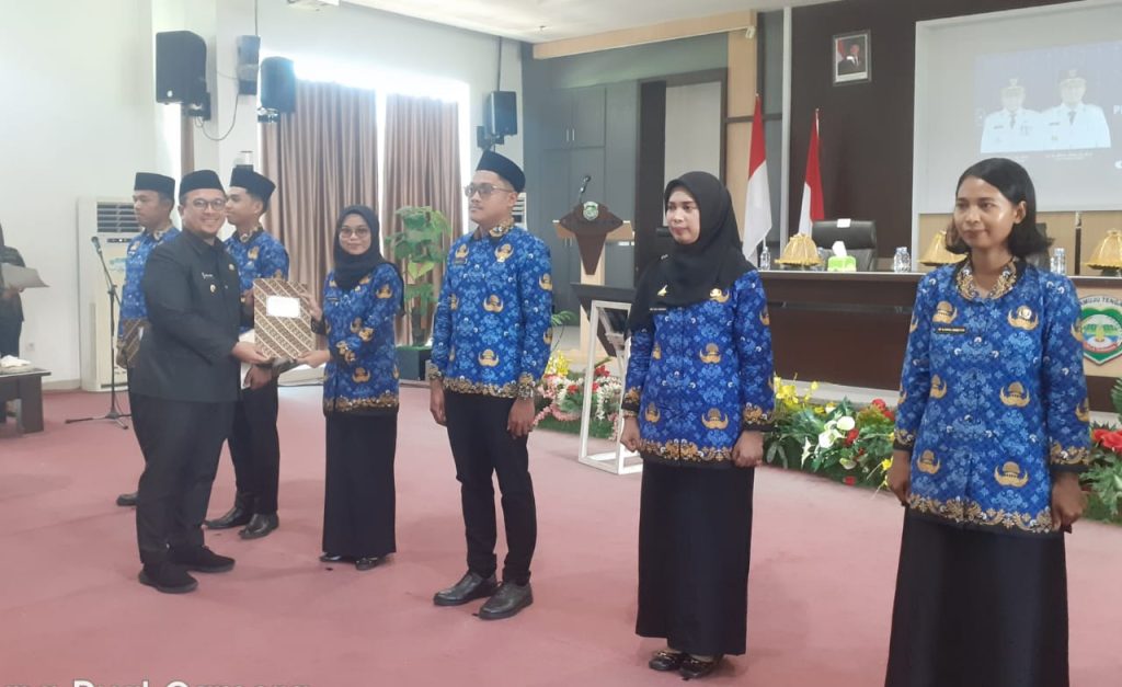 Sebanyak 156 orang calon pegawai negeri sipil (CPNS) lingkup pemerintahan Kabupaten Mamuju Tengah