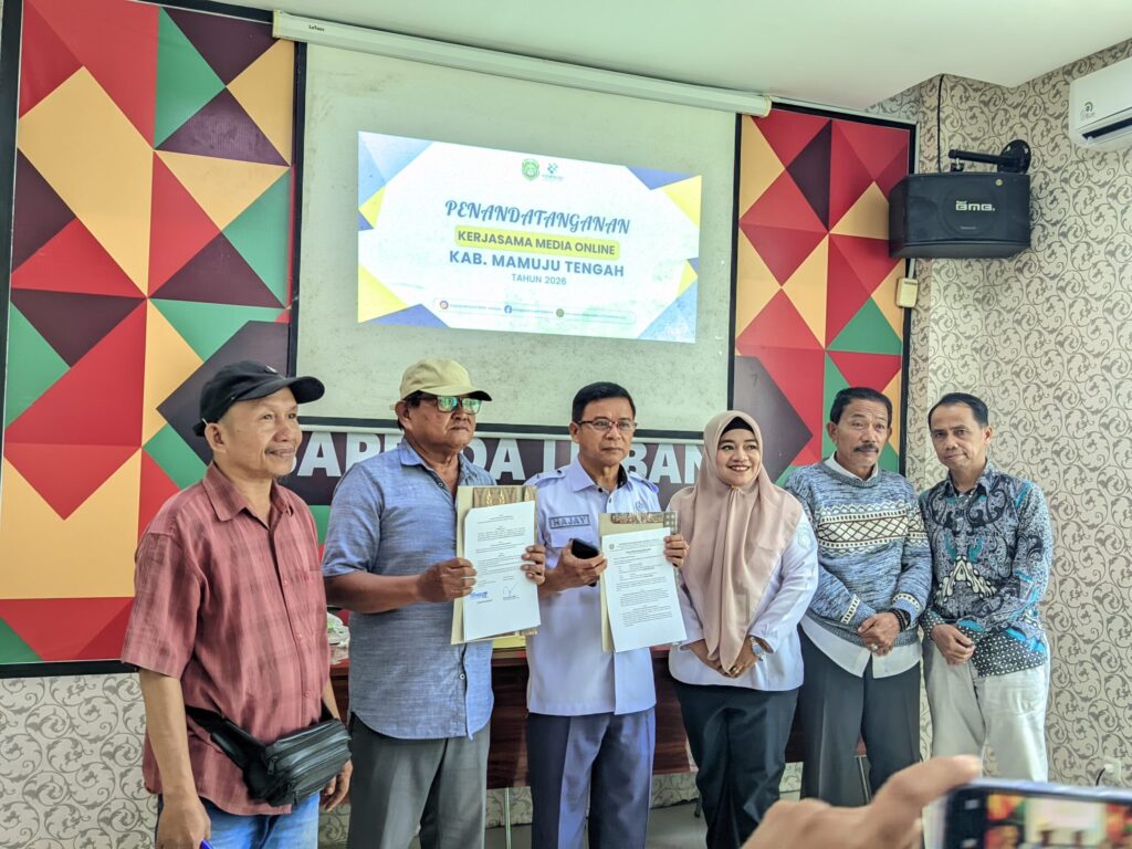 Penandatangan PKS antara Diskominfa dan Media