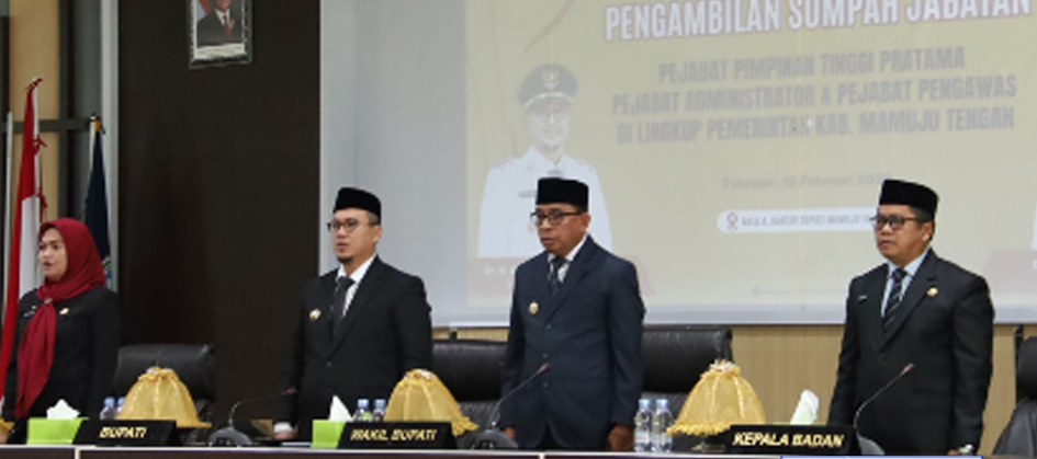 Akselerasi Kinerja Birokrasi: Bupati Mamuju Tengah Rombak Kabinet Eselon II dan III Pasca Koordinasi Strategis Kekayaan Intelektual